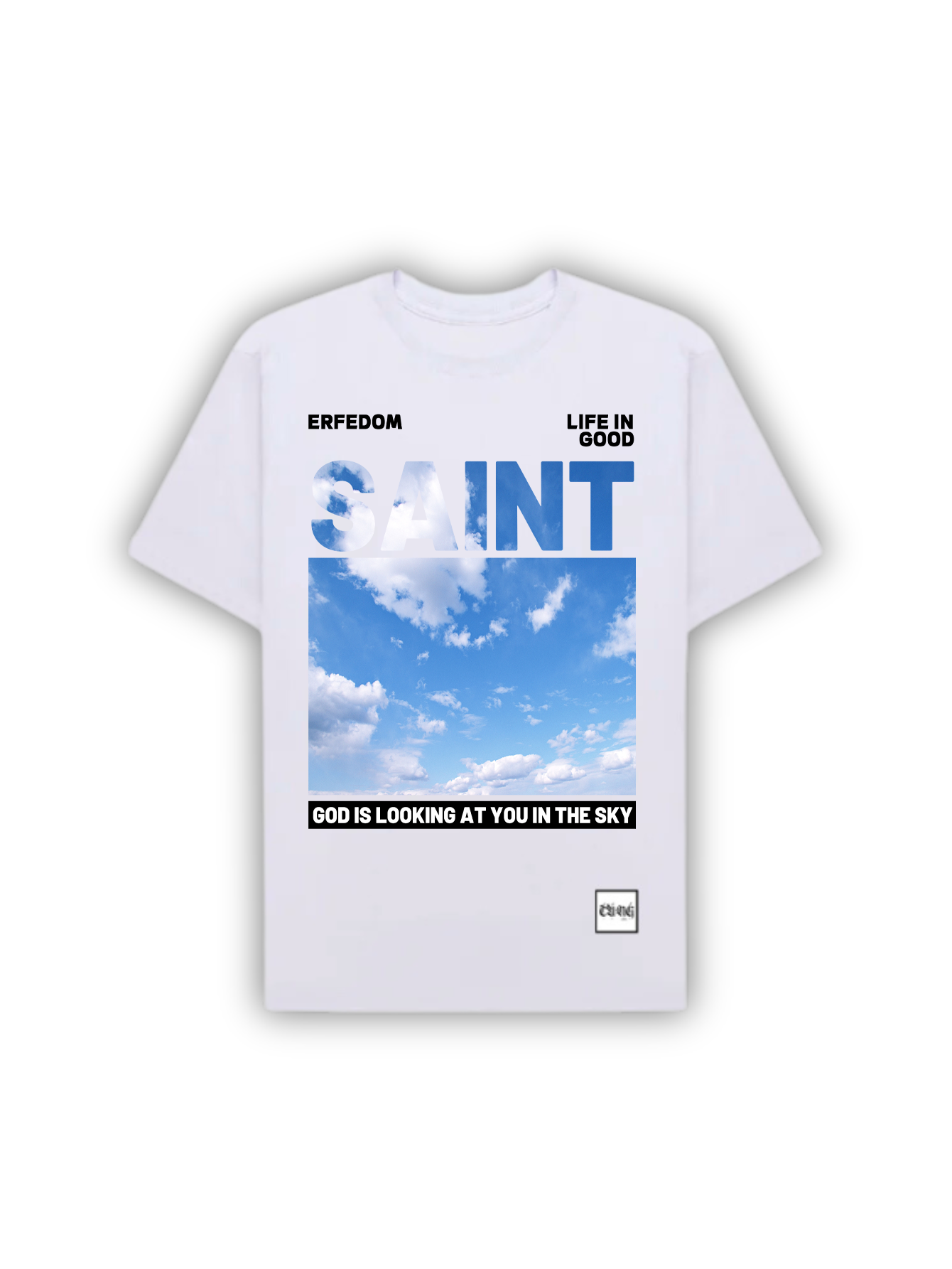 Camiseta Unissex com Foto do Céu - Streetwear Conceitual