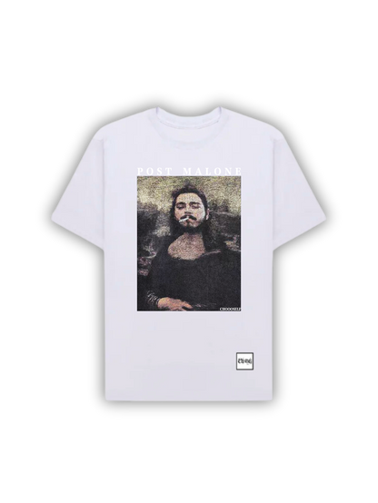 Camiseta Unissex Post Malone Monalisa - Moda Alternativa / Post Malone