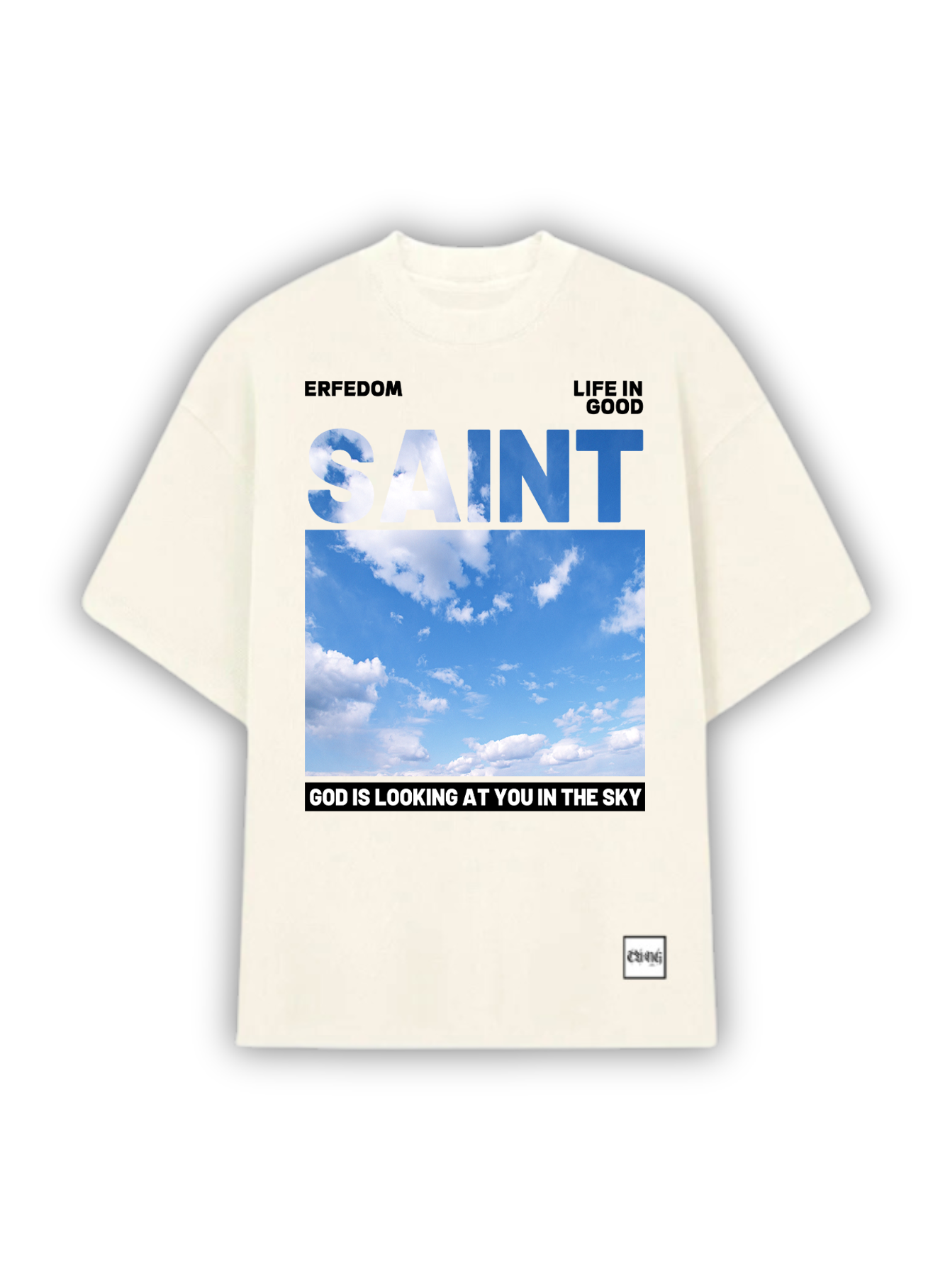 Camiseta Unissex com Foto do Céu - Streetwear Conceitual