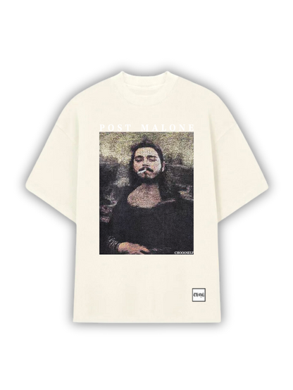 Camiseta Unissex Post Malone Monalisa - Moda Alternativa / Post Malone