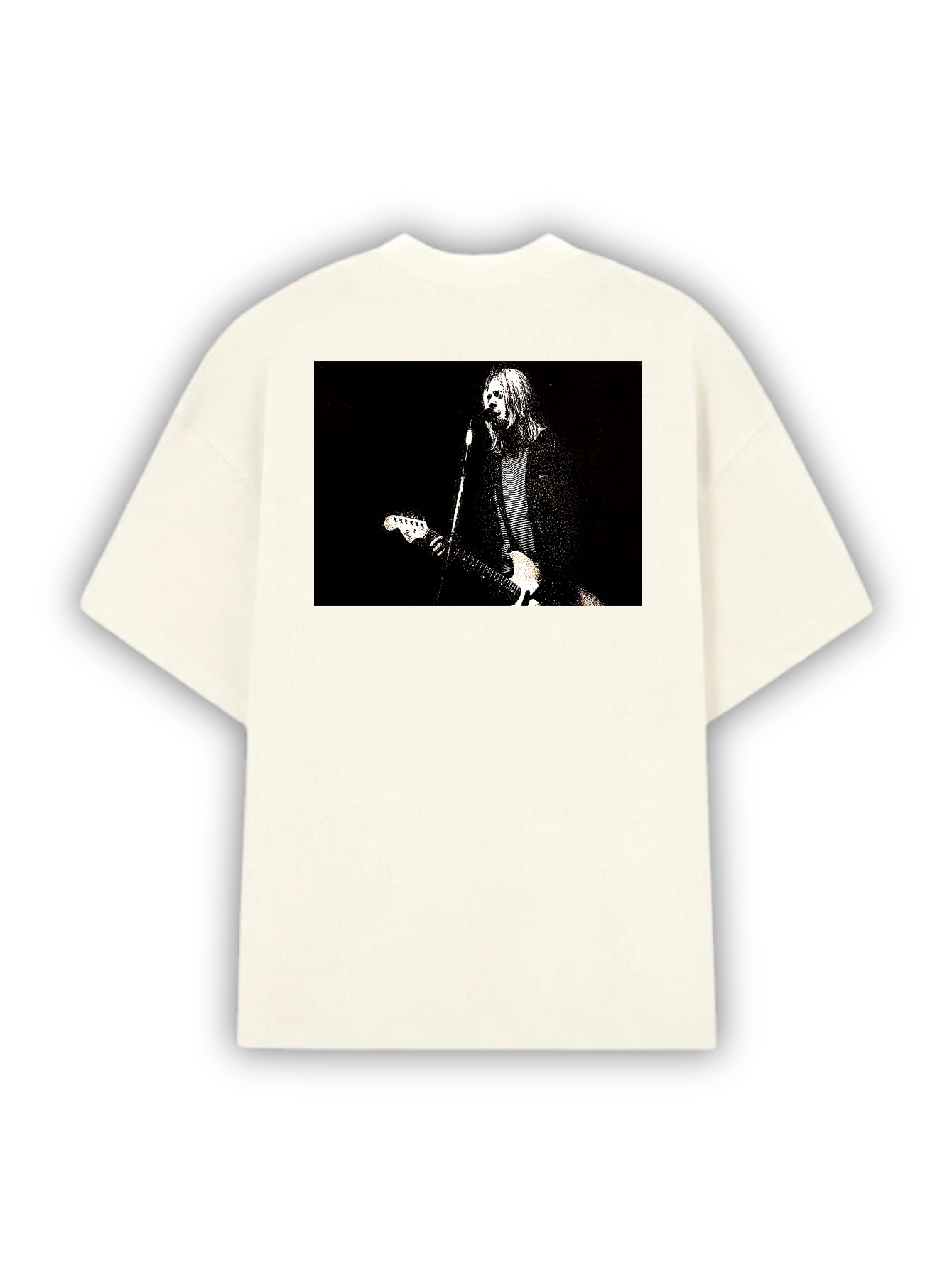 Camiseta Oversized Grunge Rock Kurt Cobain